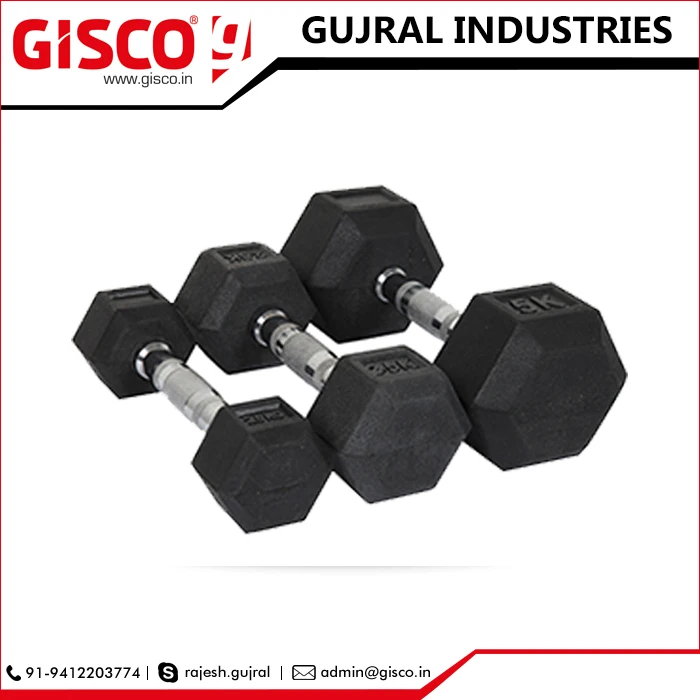 Steel Rod Hexagonal Dumbbells