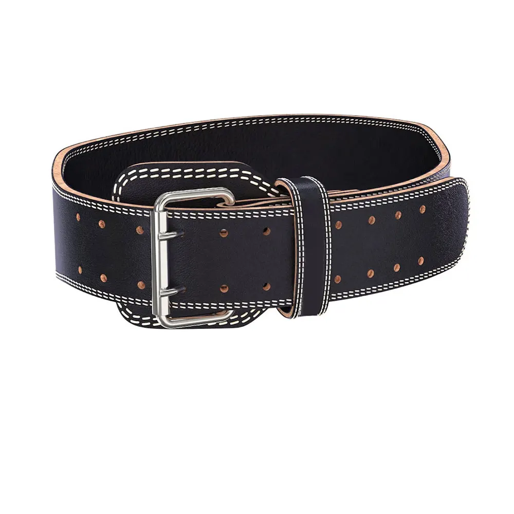 High Quality Gym Belt Custom Logo Back Support Fitness Bodybuilding Leather Belt
