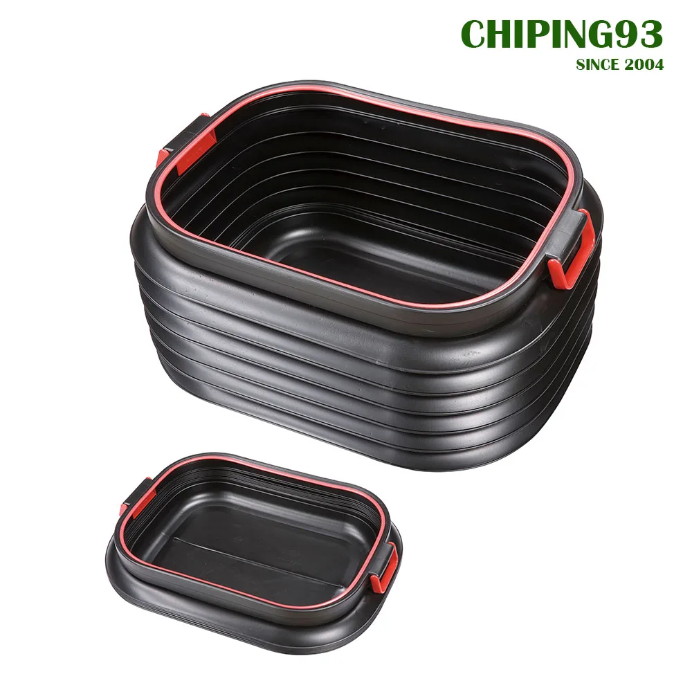 pp outdoor bin plastic storage bins and folding storage organizer with retractable bin