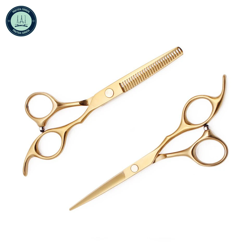 Barber Scissors Hot Selling Promotional High Quality High Grade Stainless Steel Barber Hair Scissors Set
