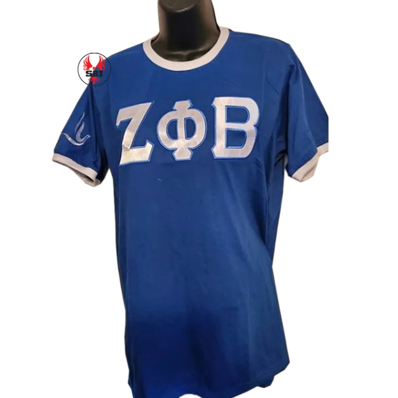  Женская футболка Zeta Phi Beta | с вышивкой