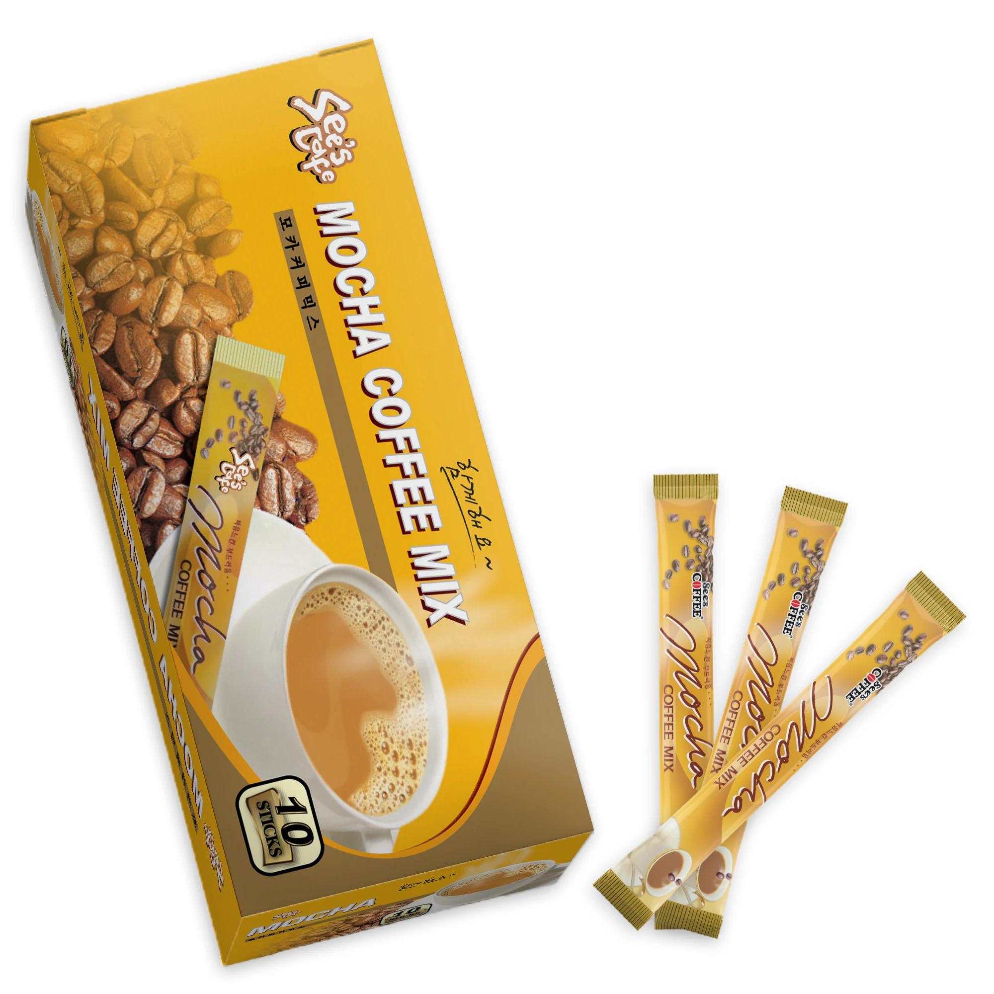 Корейский растворимый кофе мокко кофе микс 10T