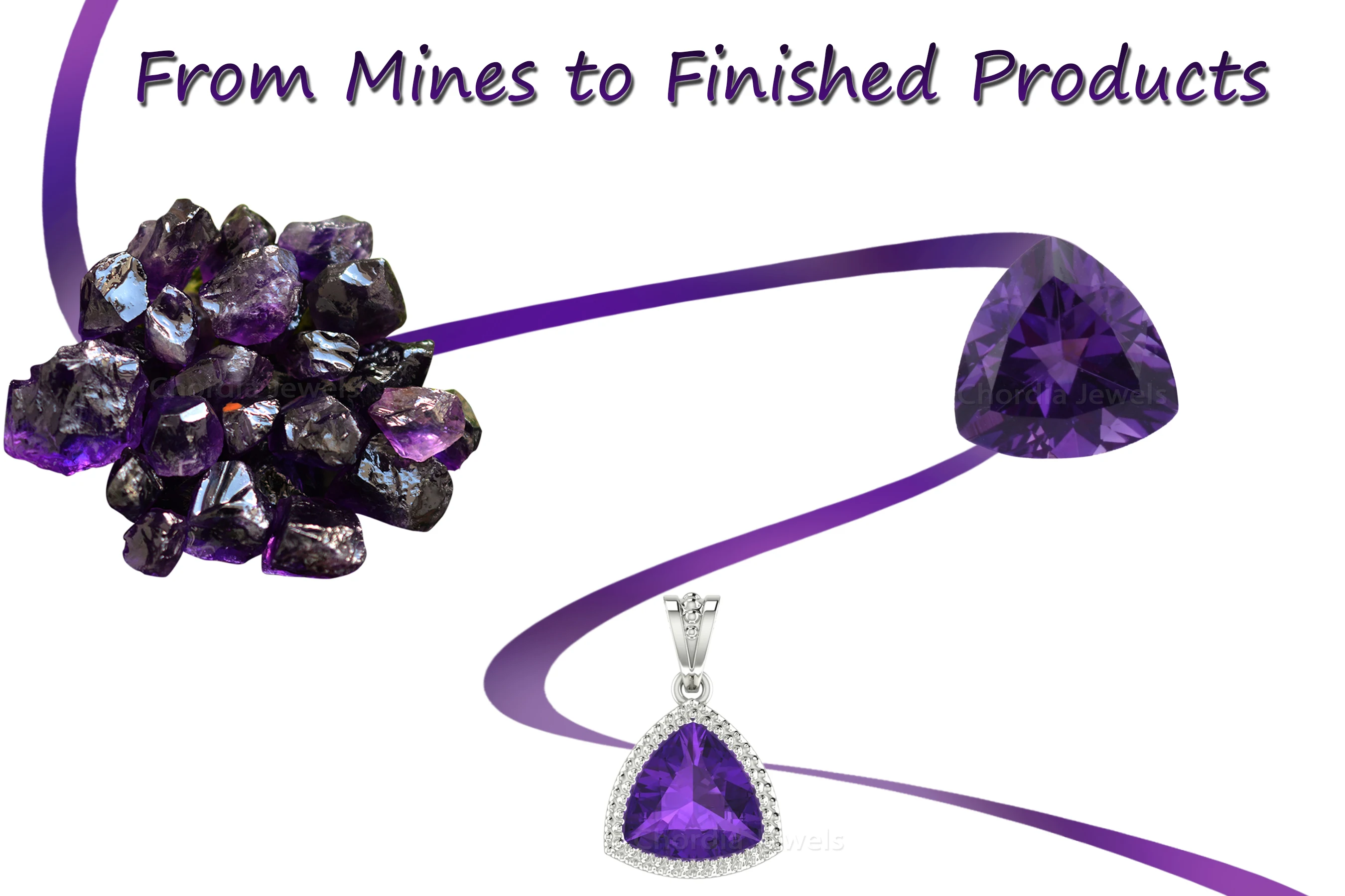 5x3mm-10x8mm High Quality Natural Purple African Amethyst Octagon Emerald Cut Faceted Loose Gemstone