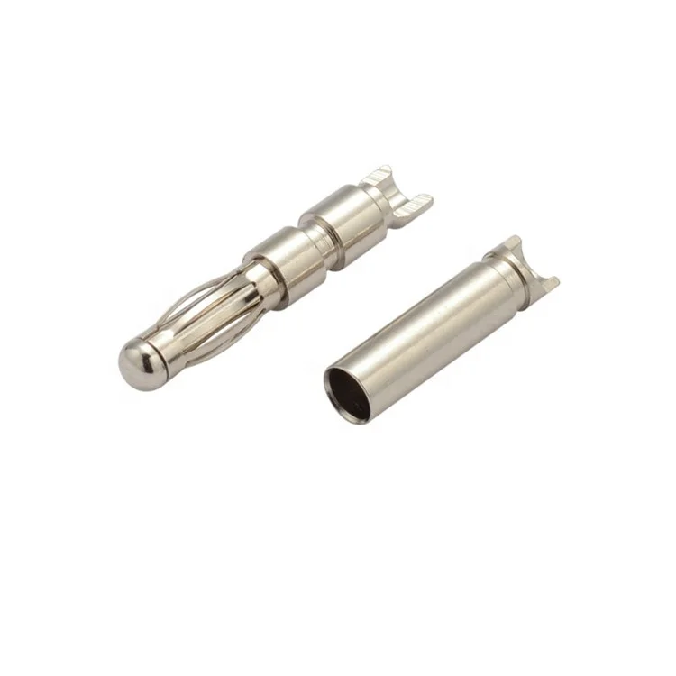 4mm banana plug for ECG EKG cable, factory customized banana connector for medical cable