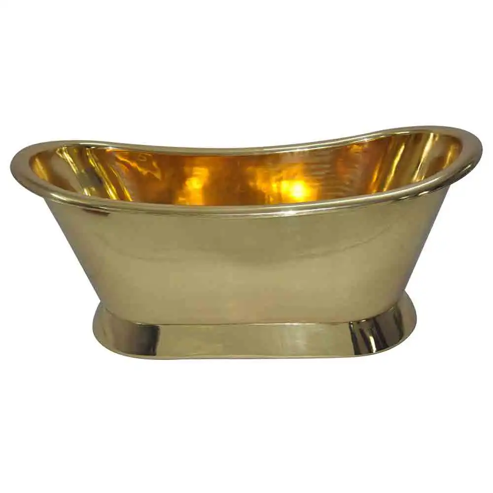 Pedestal Brass Bathtub