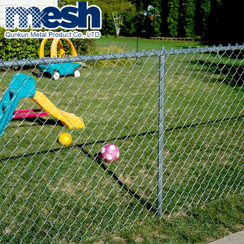 ISO9001 certification PVC coated chain link fence for OEM custom