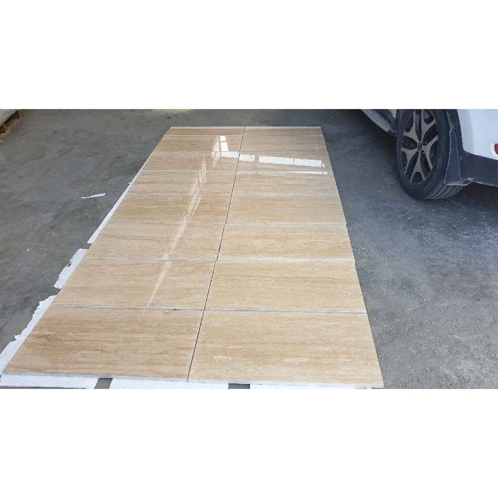 2023 New Fashion Model Premium Turkish Beige Vein Cut Travertine Tile Filled&Honed cut to size Made in Turkey Cem-FH-VC