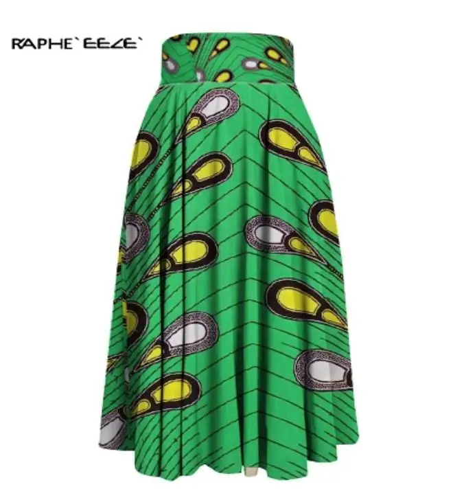 
Wide Hem Flowy Hollandaise Super-Wax Skirts 