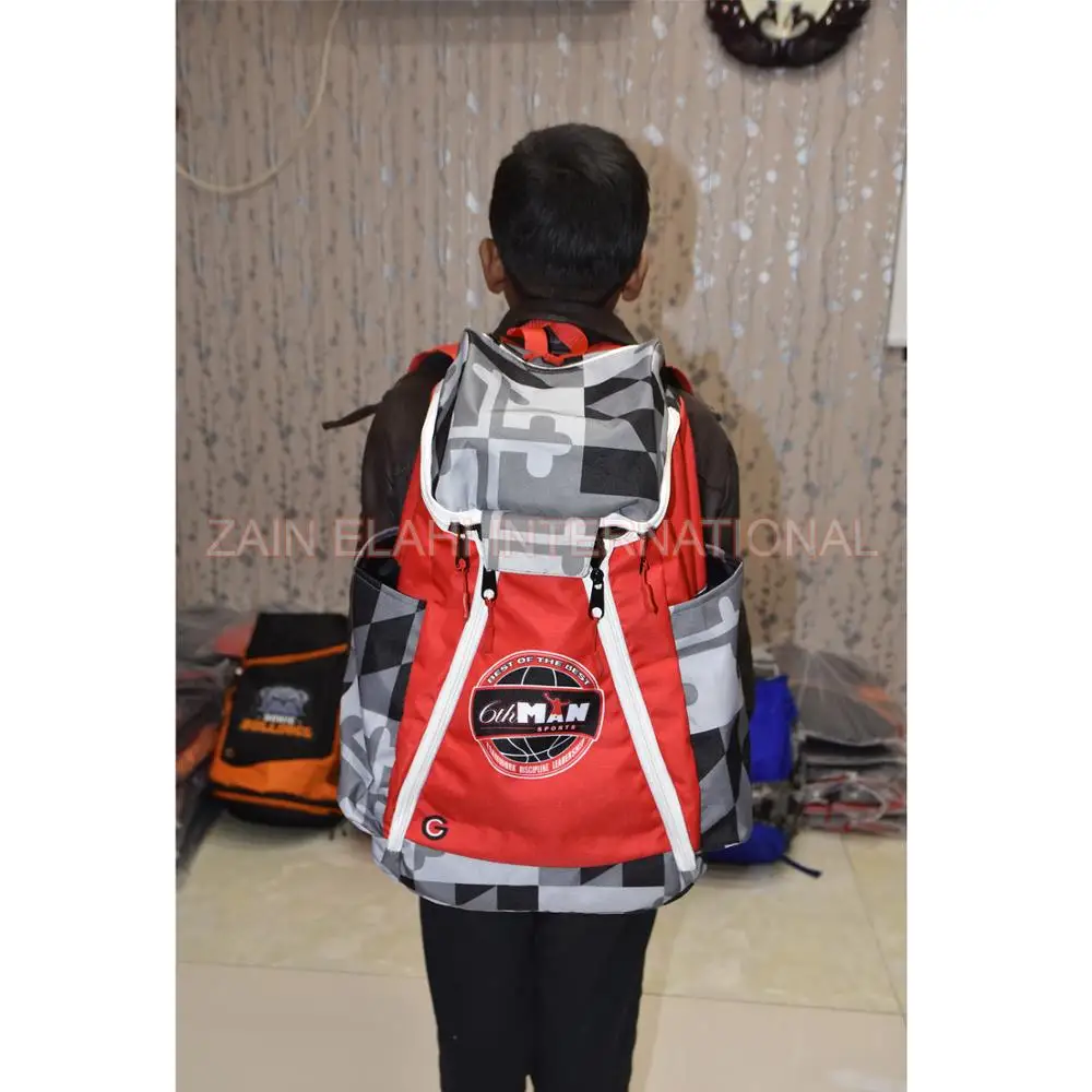 Customized waterproof sport back bag pack gym basketball backpacks 2024 new style Sublimation team UNISEX Sports Bag pack