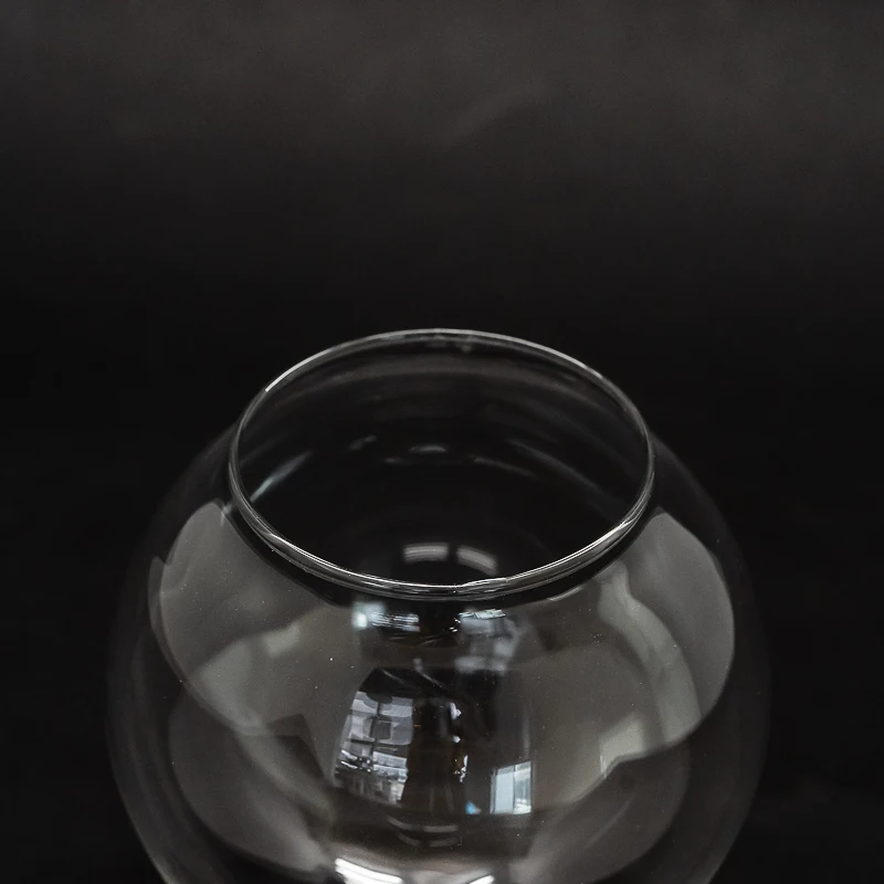 
12cm Glass Dome Ball Cloche Globe Bell Jar 
