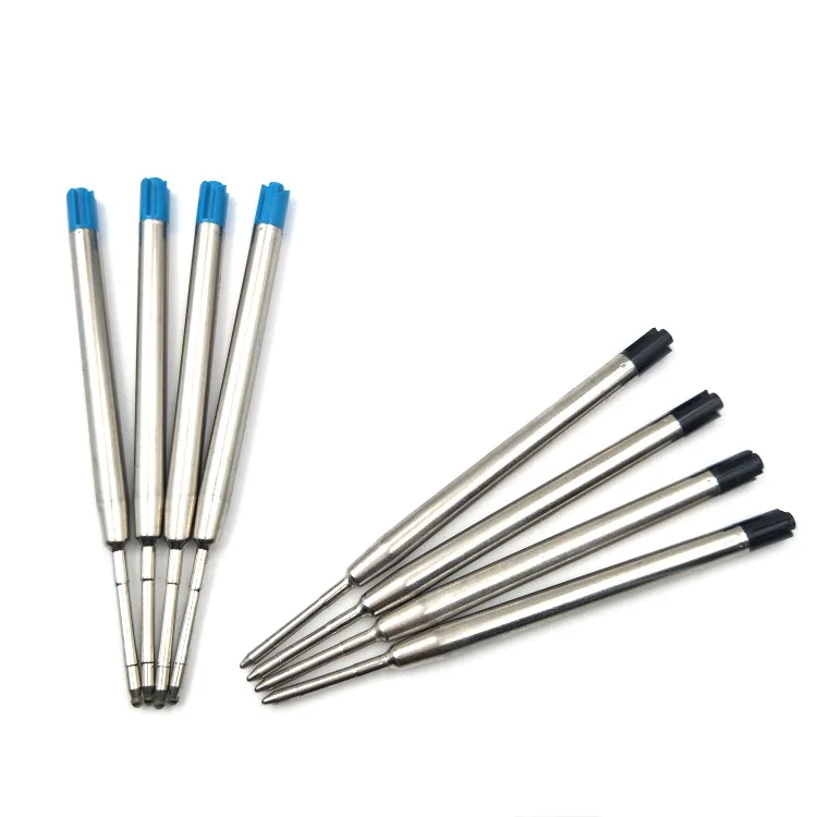 
Haobang 424 - black blue colour metal ball pen refill G2 ink pen refill ballpoint pen refill 1.0mm 0.7mm 