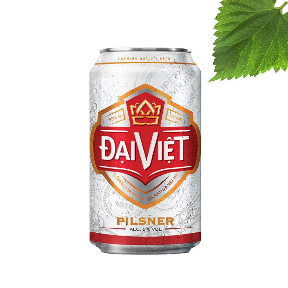 Pilsner Beer 330ml can Brewery beer vietnam various pack beer