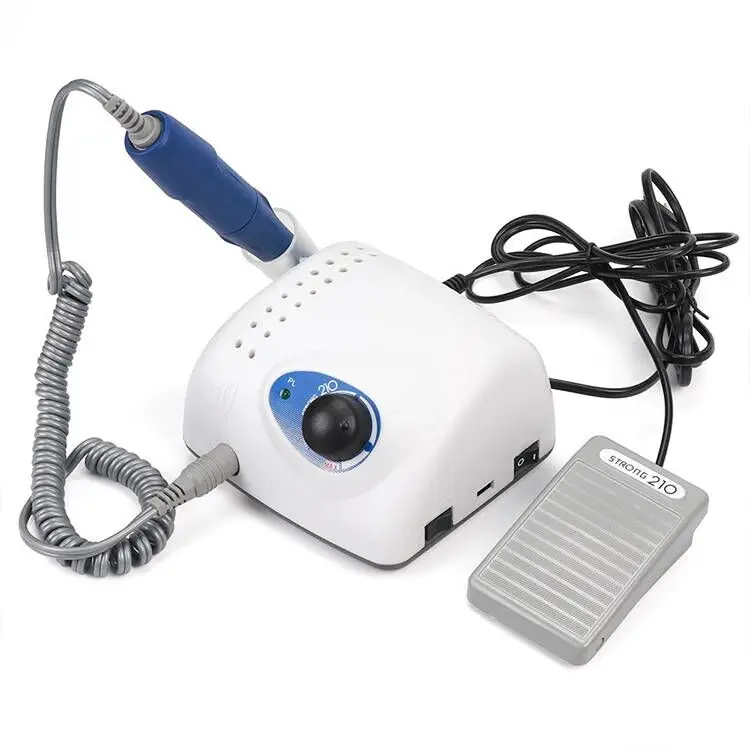 Hot sale Amazon professional strong 210 105l 65W 35000 rpm micromotor handpiece electric nail drill machine