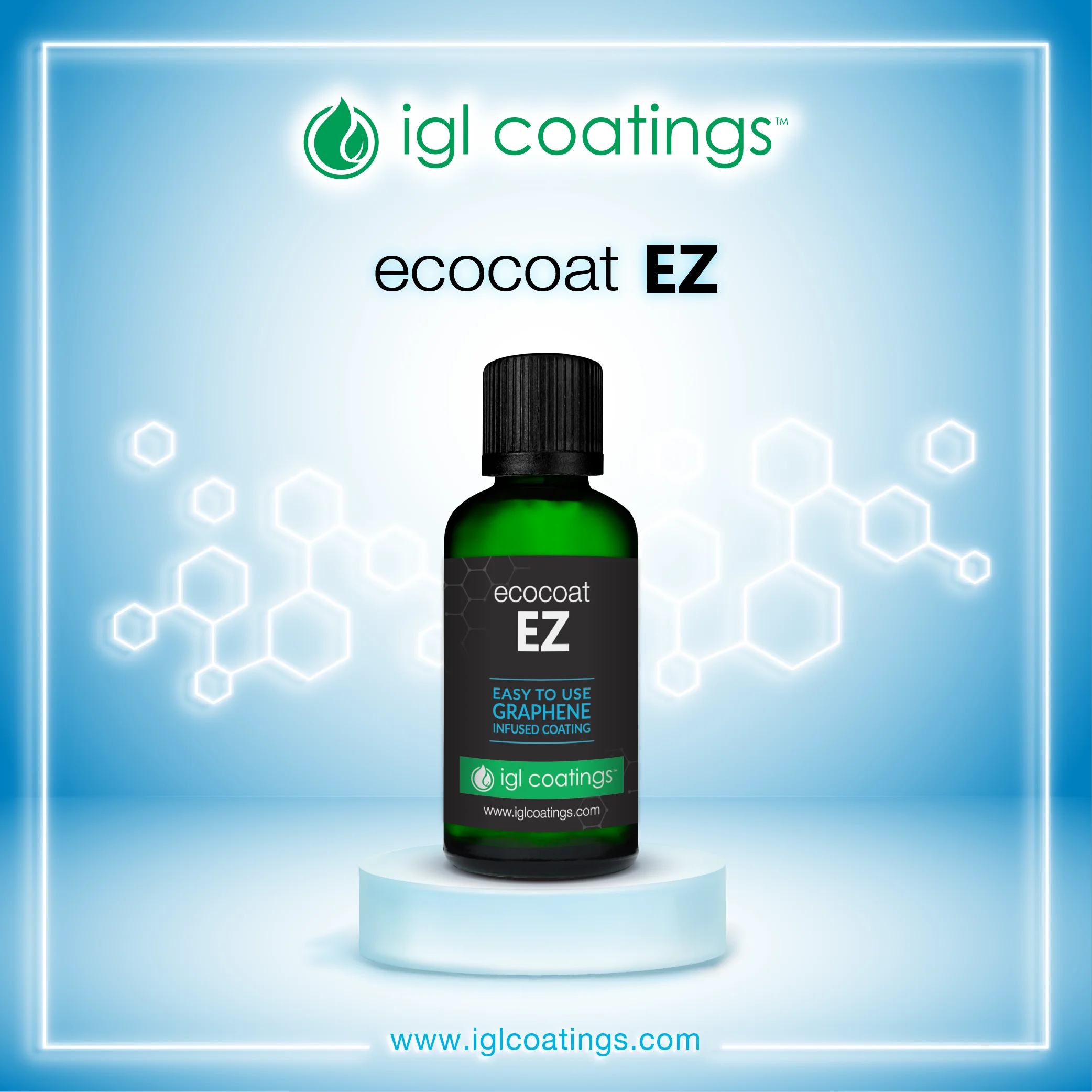 
High Solid 7H Nano Ceramic Coating Waterproof Hydrophobic Ecocoat Ez Graphene 