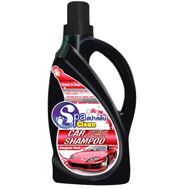 Red Car Shampoo, Car Wash and Wax Spa Clean Elegant 2 in 1 1050ml Cleaner & Wash Disposal Cleaner 2-3 Years MSDS ISO9001 1050 Ml