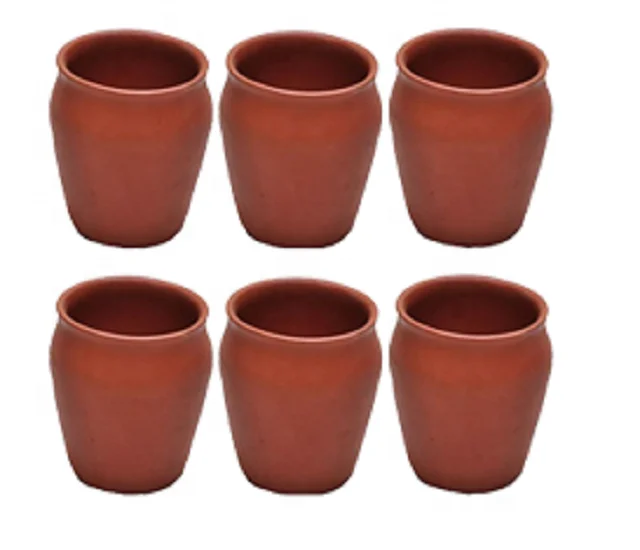 Clay Cup Handmade Clay Coffee Mugs Traditional Indian classic  Terracotta Drinking Cup size of 100/200 ml