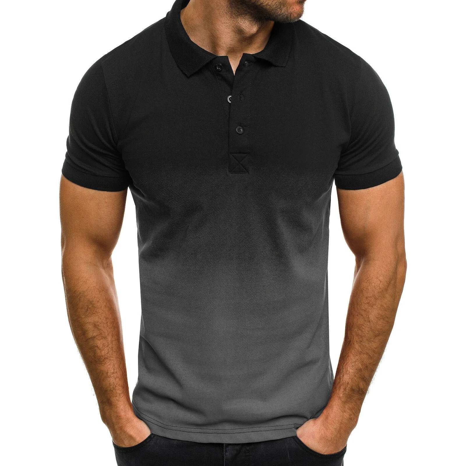 
New Mens Custom Golf Players Polos Hombre Manga Corta T Shirt 100% Cotton Polo Shirt 