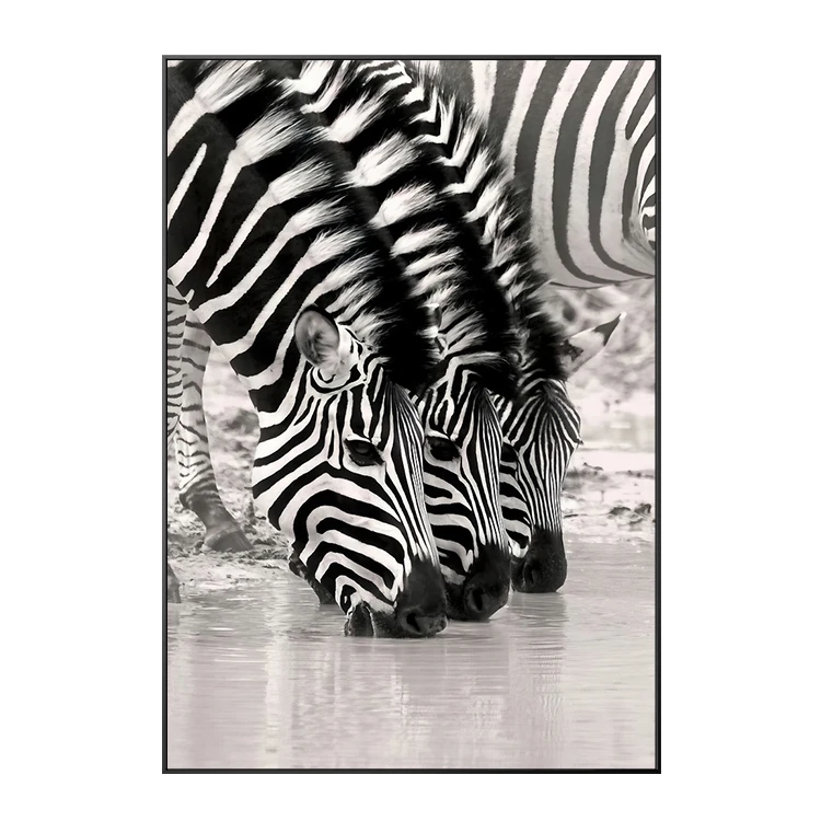 Factory Sale Unique Design Animal drink Printing painting Picture Canvas Digital Art painting Wall Art 20*30 inch/50*75 cm