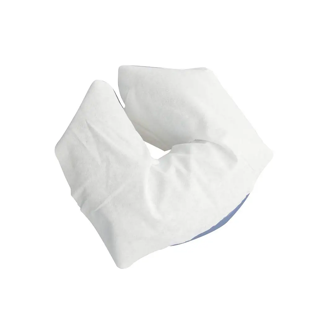 100PCS Non Woven Massage Face Covers Non Woven Headrest Covers Comfortable Soft Disposable Face Cradle Covers
