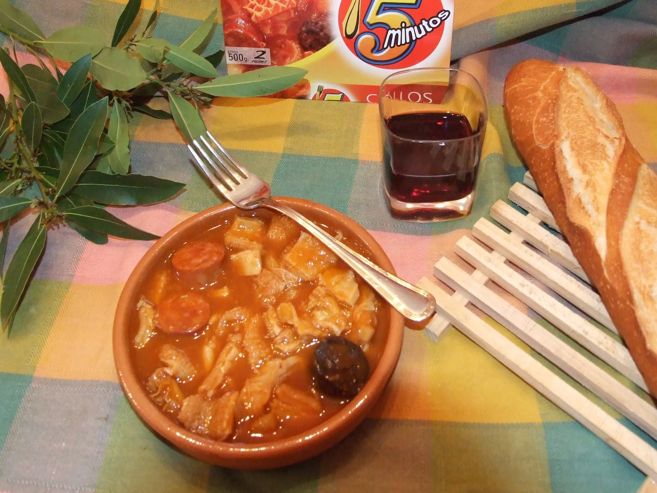 Veal tripe with serrano ham