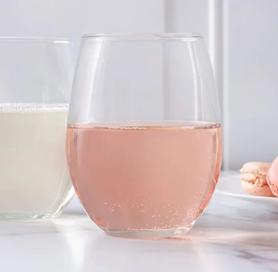 Прямая продажа с фабрики, элегантный бесступенчатый стакан для вина, стеклянный пластиковый стакан для вина, переработанные прозрачные пластиковые стаканы для вина