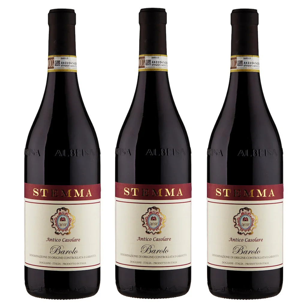 DOC Barolo DOP «Il Casolare Stemma» от Piemonte 750 мл, итальянское вино, красное вино-3 бутылки