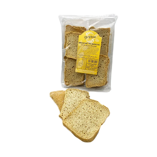 Хрустящие итальянские классические Хрустящие хлебные брускетта bianca ручной работы для приготовления пищи на экспорт