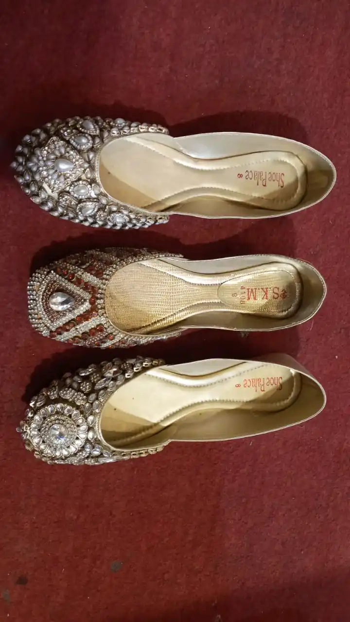 Ladies Khussa Shoes Fancy Khusa for Kids Indoor PK Flat,light Weight Mixed Colors IMPEXPO Khussey