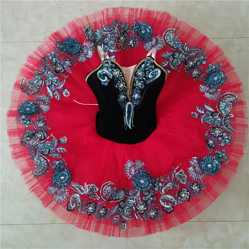 Professional High Quality Unique Design Handmade Girls Performance Green Ballet Tutu