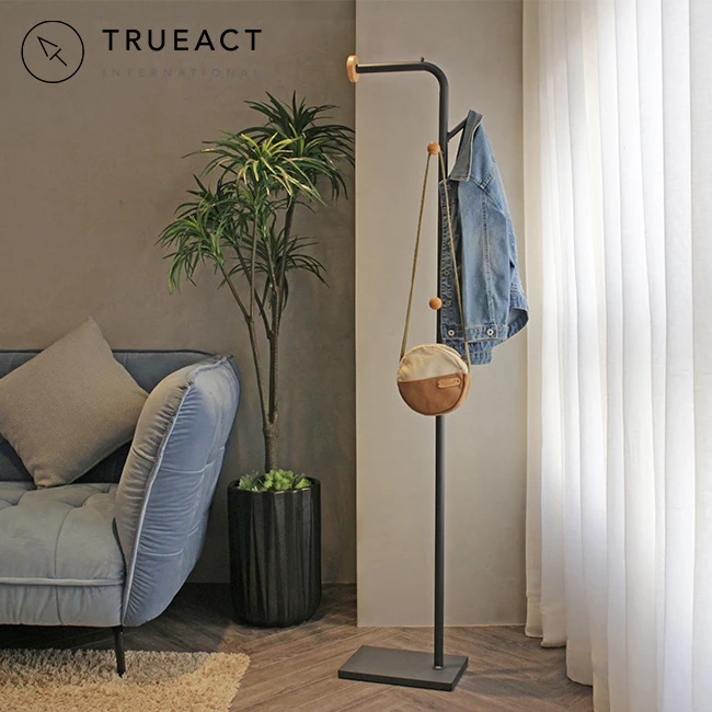 Готов к отправке, новый дизайн, деревянная стойка для одежды в форме дерева, металлическая напольная вешалка для шляп и пальто, подвесная рейка, стойка