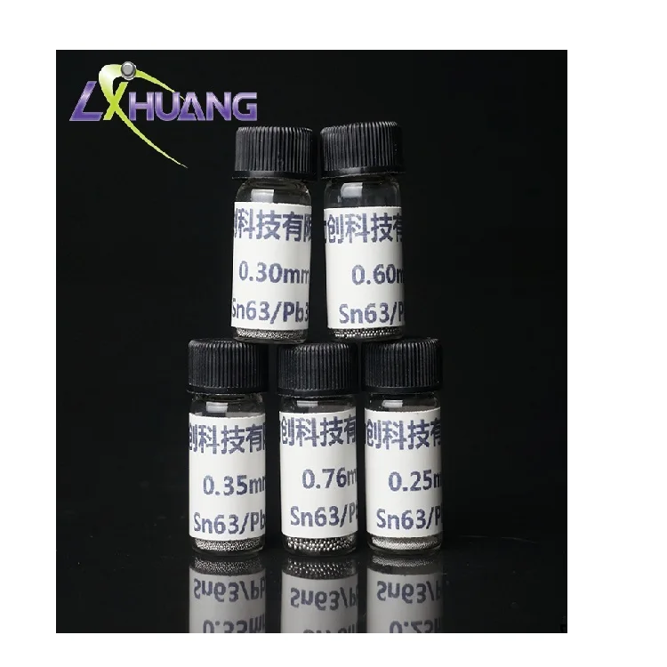 Good BGA solder Manufacturers recommend ball STM  electronics packaging tin beads Sn63/Pb37 degrees to the ball 0.2 mm