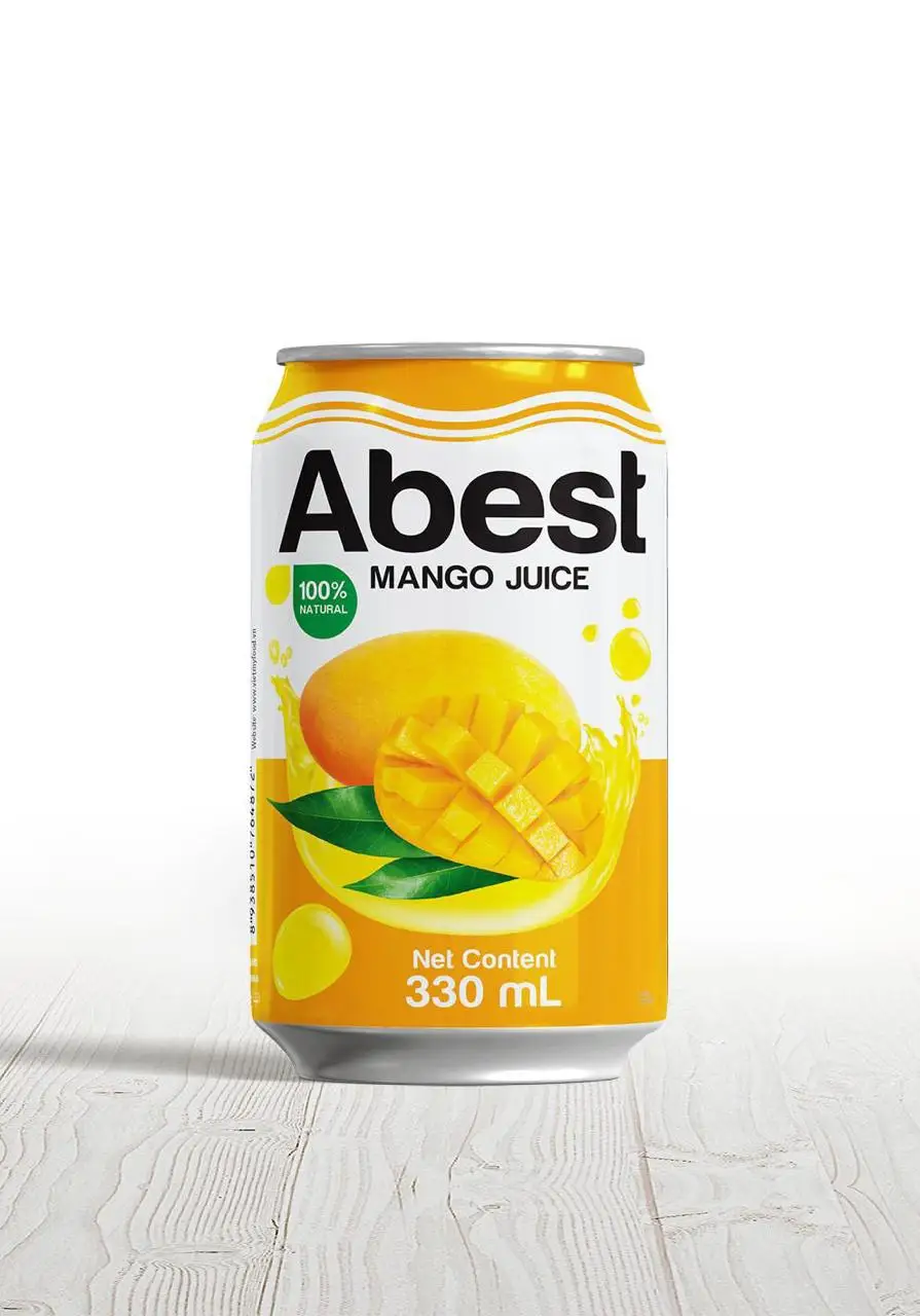 Cheap Price Beverage Fruit Juice Custom Brand 330ml Natural Mango Fruit Juice