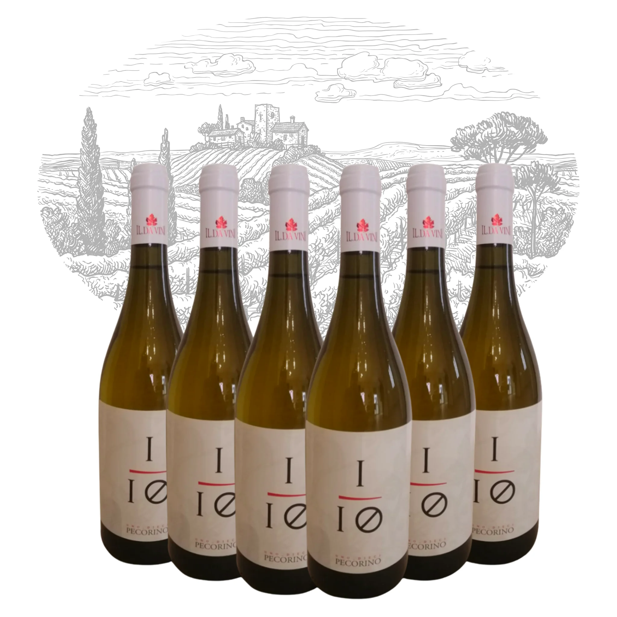 Высококачественное итальянское белое вино-Pecorino IGT 2019 Ilda-белые итальянские винные бутылки 750 мл алкоголь 13% на