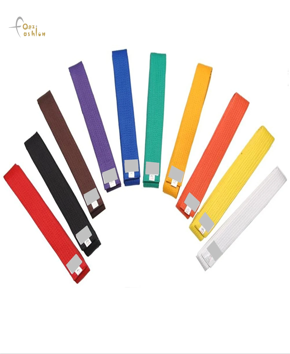 100%Cotton custom made usa Jiu Jitsu Fight Gear Belts