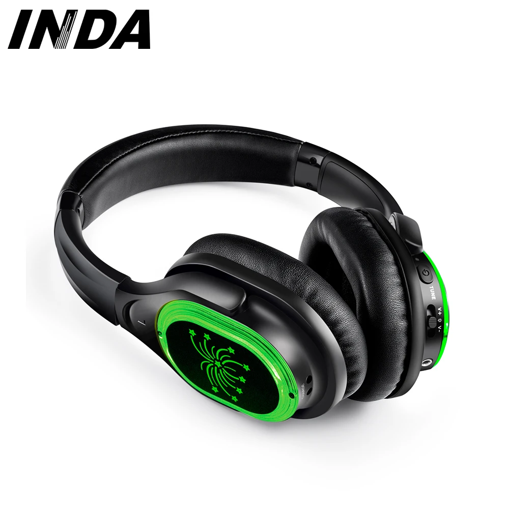 3 Channels Silent Disco Headsets Silent Party Headphones and Transmitters