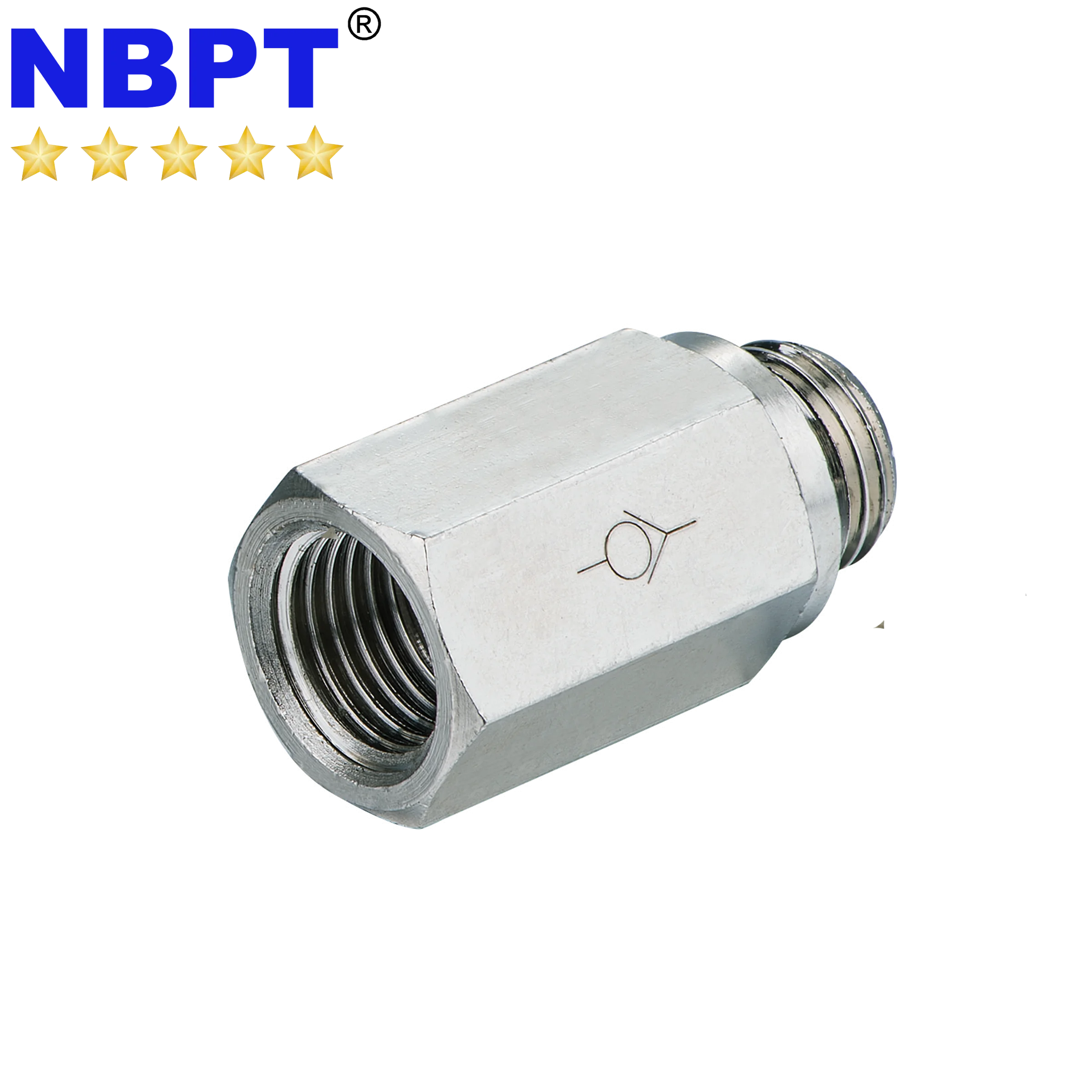 CVPC Check Valve One Touch Push In To Connect Male Stop Valve