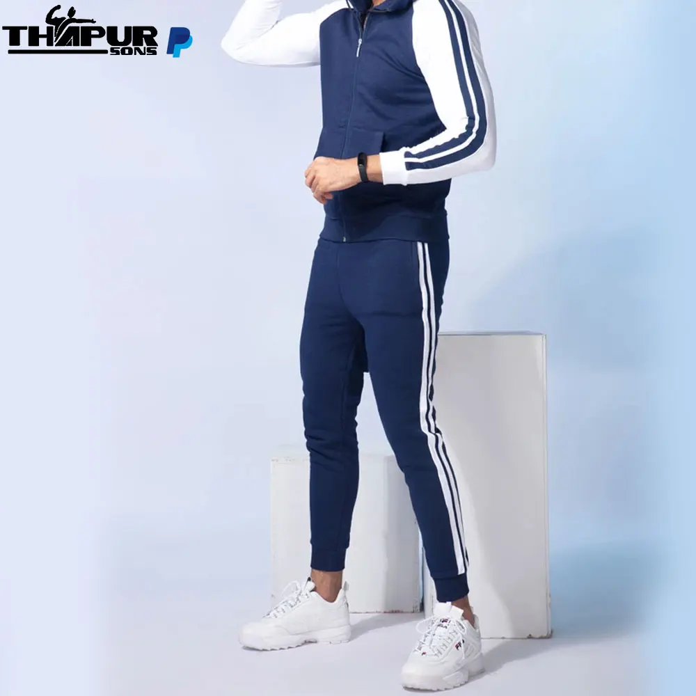 Club Football Training Kit Soccer Tracksuit Set Winter Clothes for Winter Sports Clothing Custom Logo European