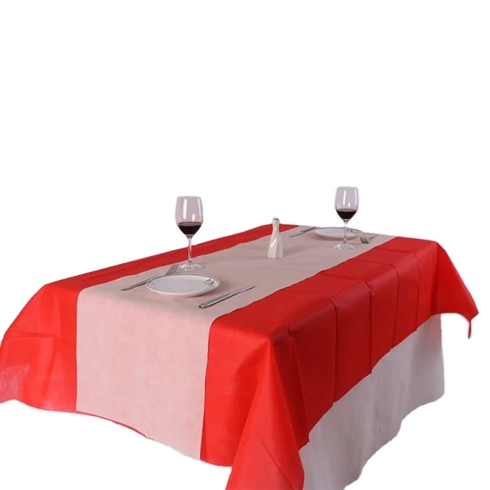 Non-toxic disposable wholesale round wedding Italian Market Tablecloth And Napkin Table Cloth