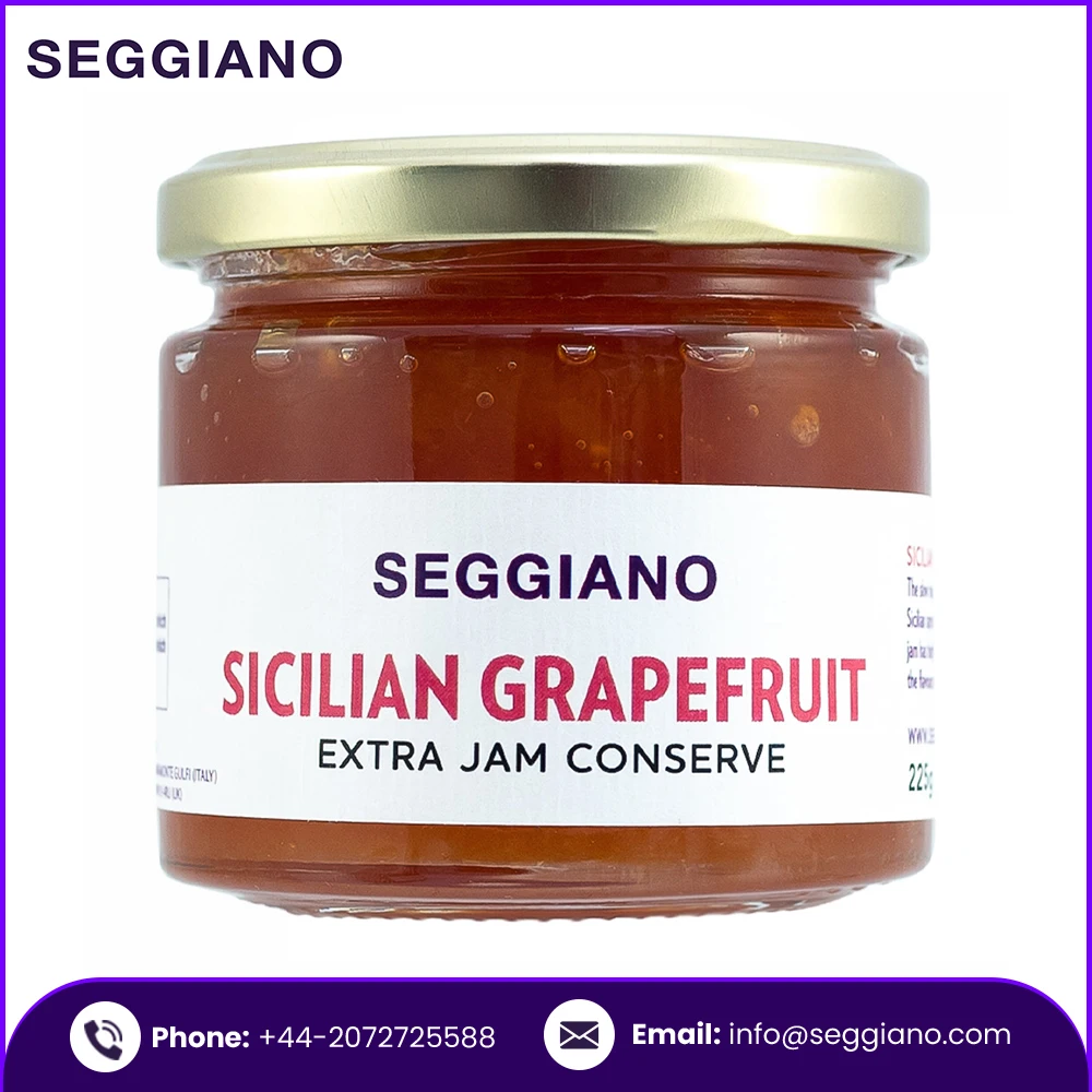 Extra Jam Wholesale Price Seggiano Grapefruit Conserve Sicilian Extra Jam 225g