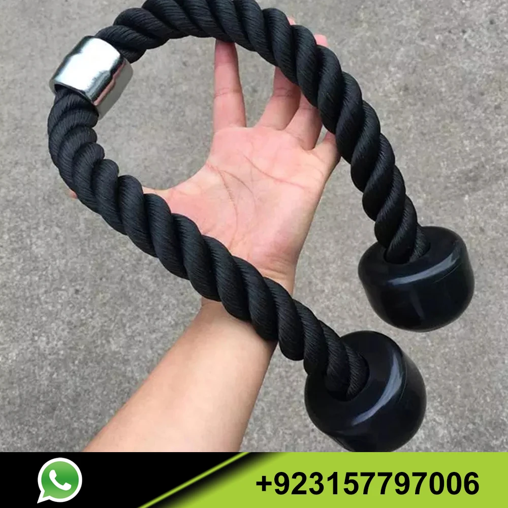 Упражнений в тренажерном зале Трицепс веревка для тяжелой атлетики прочной нейлоновой веревки с резиновым заказной домашний PK фитнес упражнений на высоком