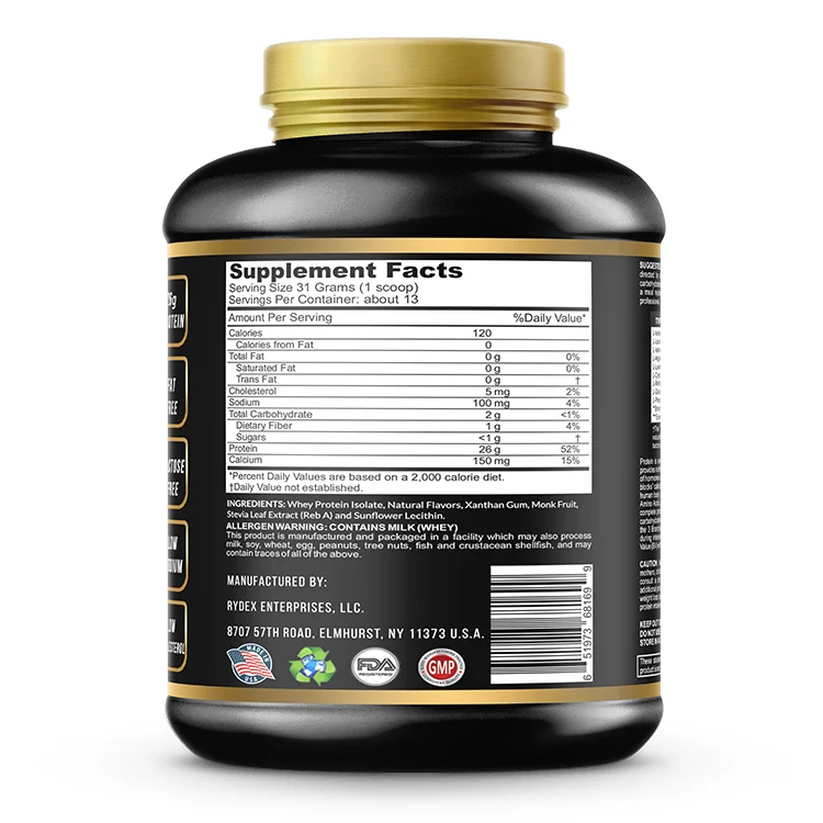 Натуральный сывороточный протеин с изолятом сыворотки