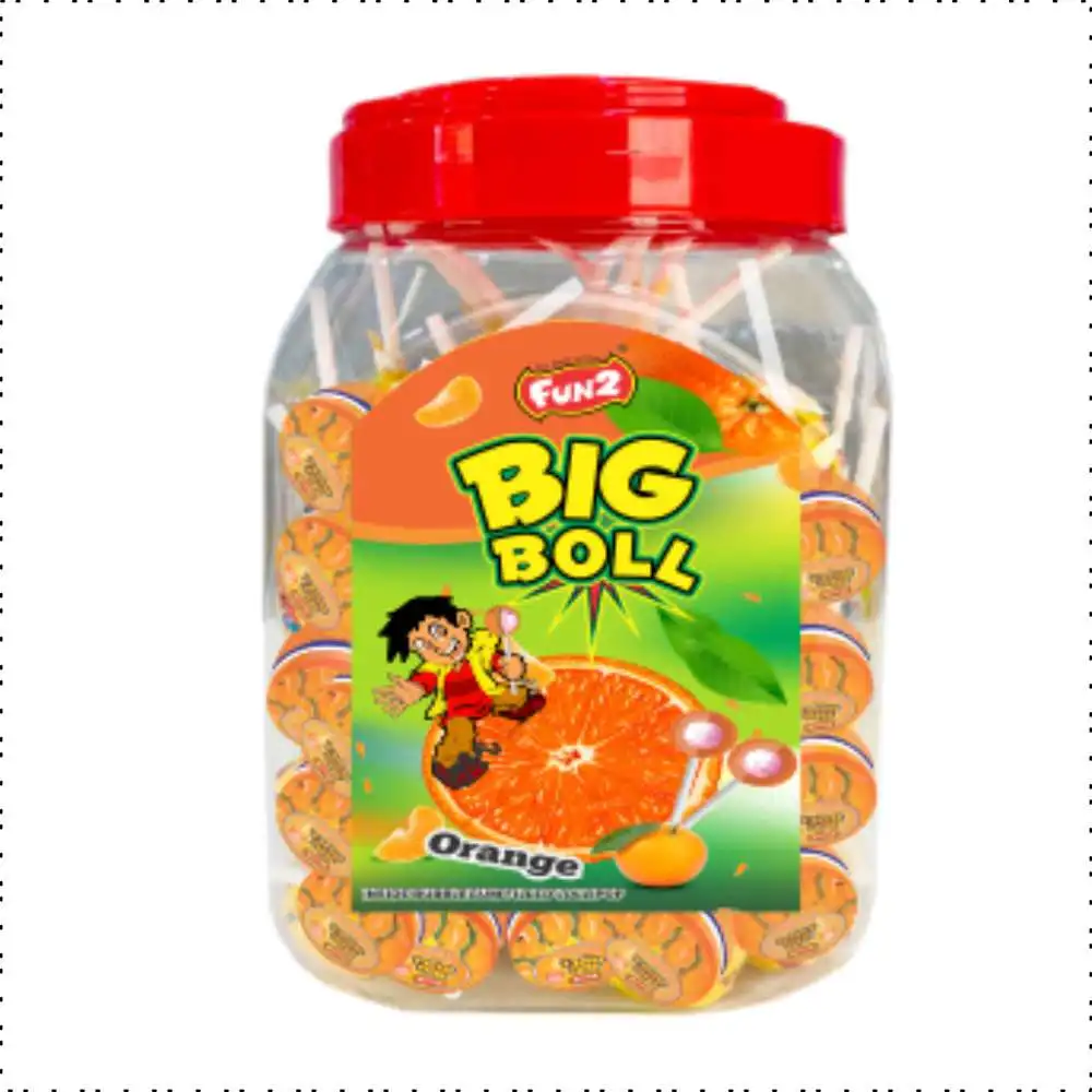 Lollipop (Inside Bubblegum)Jar Lollipops Candy Lollipops Sweet Multicoloured Hard Candy in good price