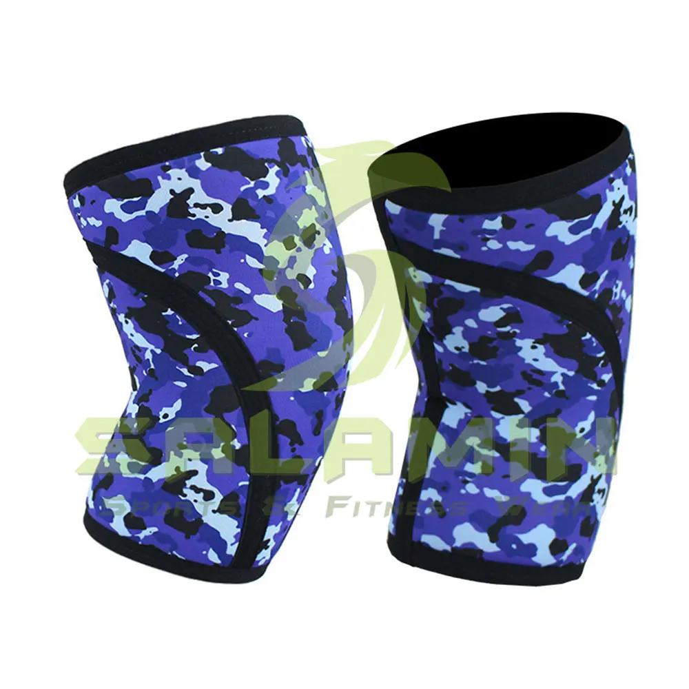 2021 new product 7mm weightlifting knee sleeve, knee support squat for powerlifting
