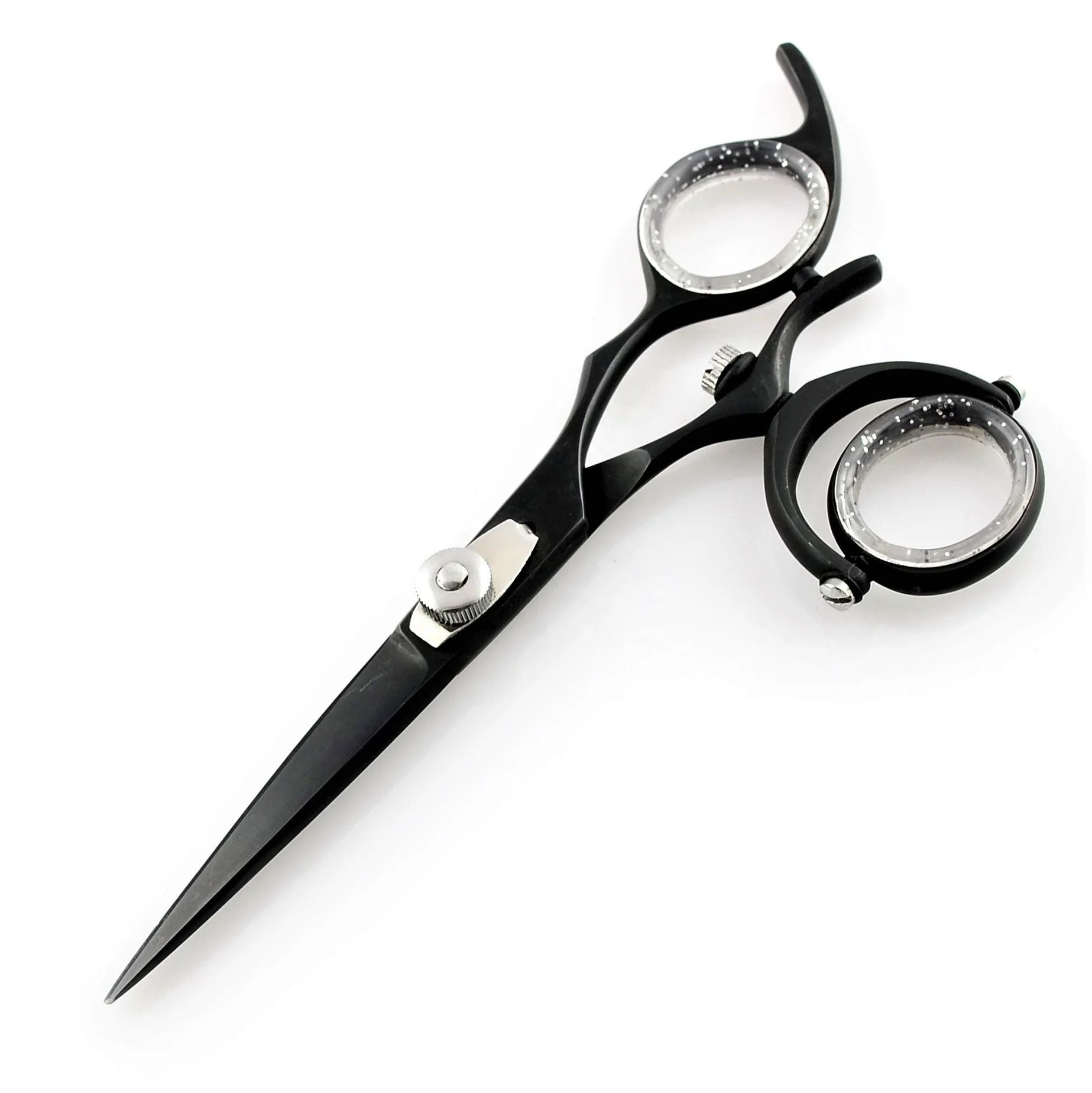 Swivel Thumb Hair Scissors Hair Cutting Shears With Customization Razor Sharp Blades Multi Plasma Coated Salon Barber Shears