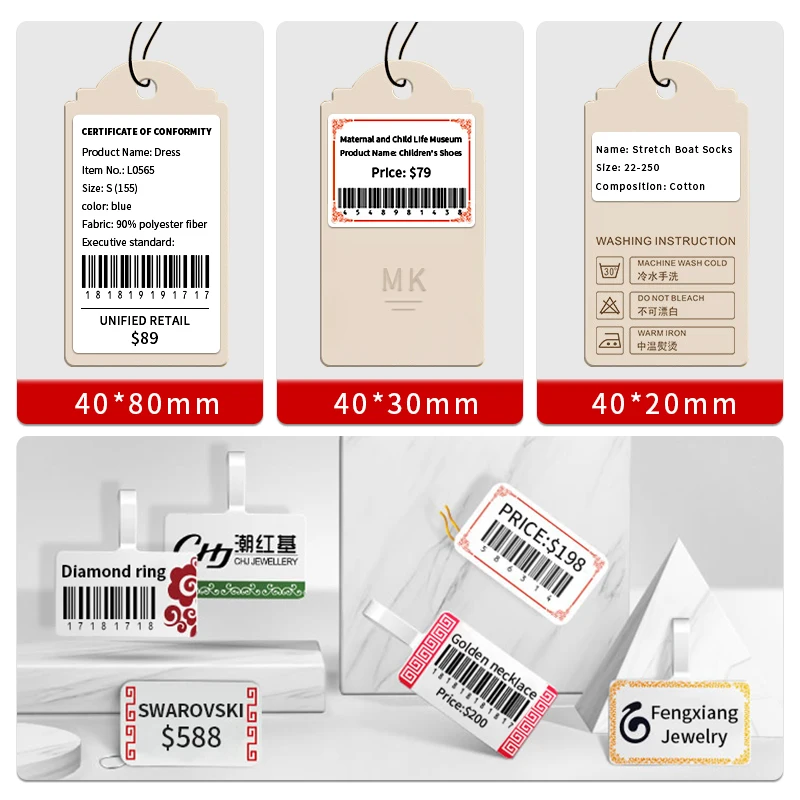  Портативный мини-Термопринтер для этикеток планшетных компьютеров прост в использовании офиса и домашней организации