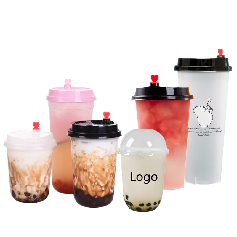 China Factory Price Hot Stamping Printing 98Mm 20Oz Clear Plastic Cups For Coke Juice