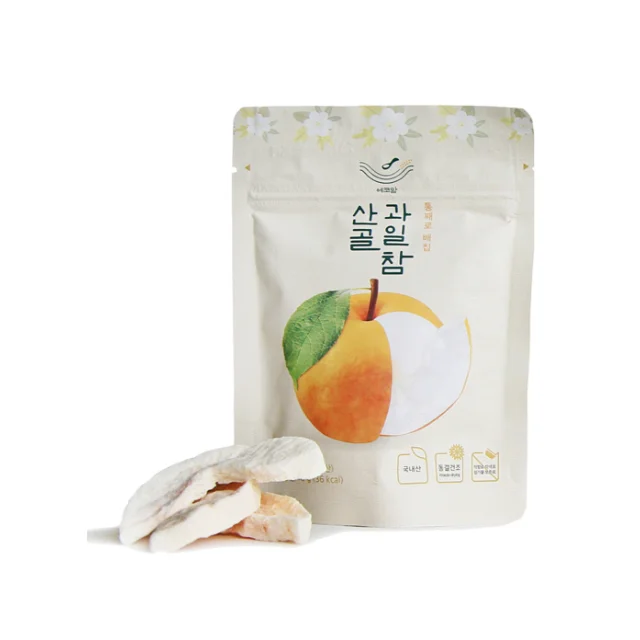 
Korean Baby Organic Snacks_EcoMom Mountain Village Baby Food_Sangol Fruit Chips-Pear 