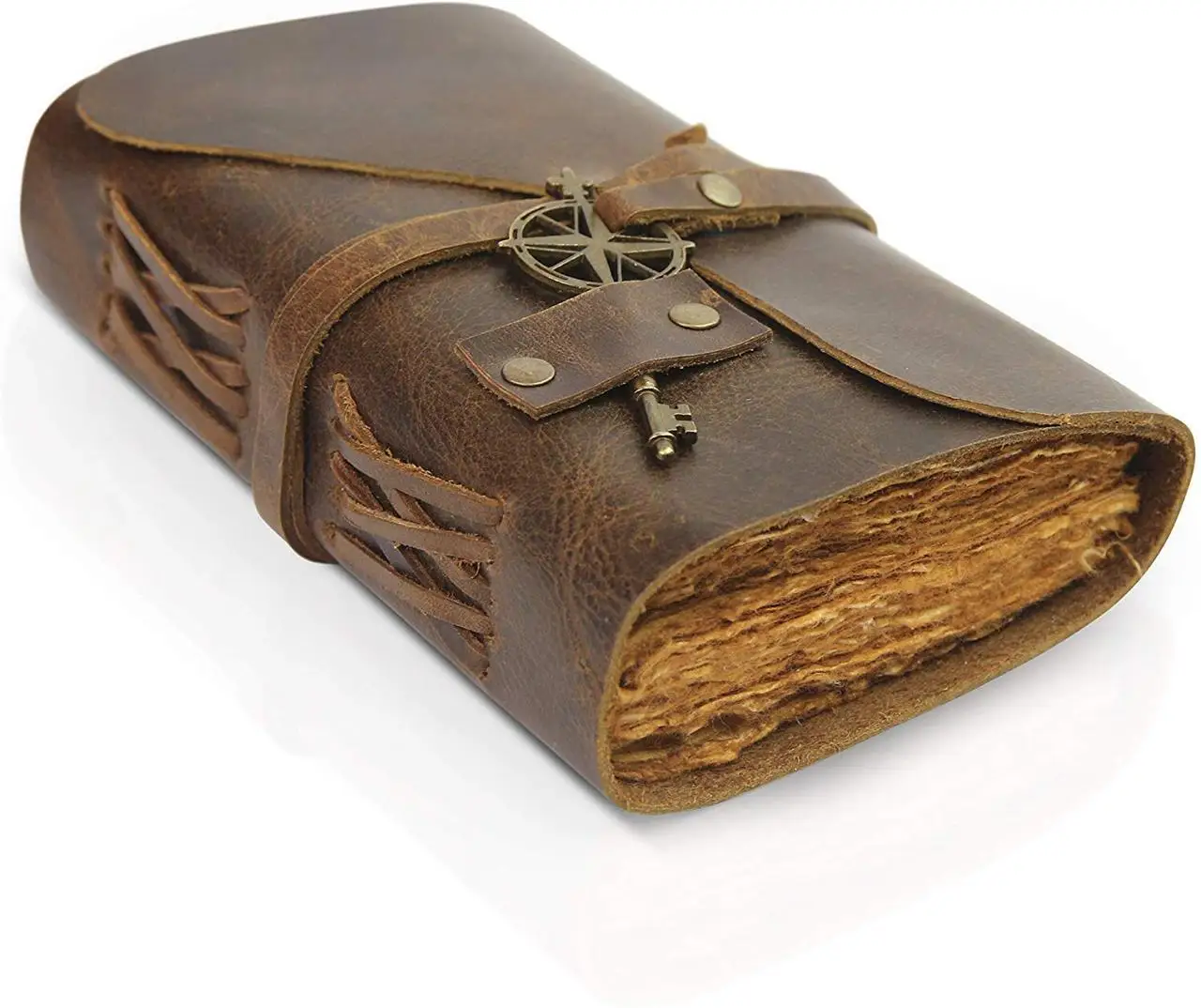 vintage oilpulap  engraved refillable leather journals