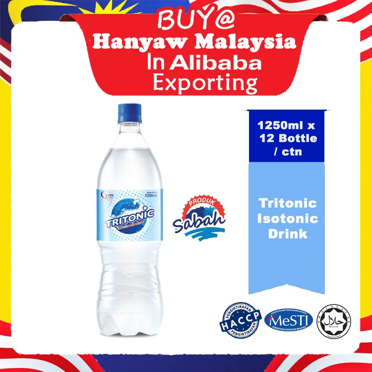 [Малайзия] Быстрая доставка + Сертифицированный Халяль изотонический напиток K2 Triton onic (1250 мл x 12 бутылок/картонная коробка)