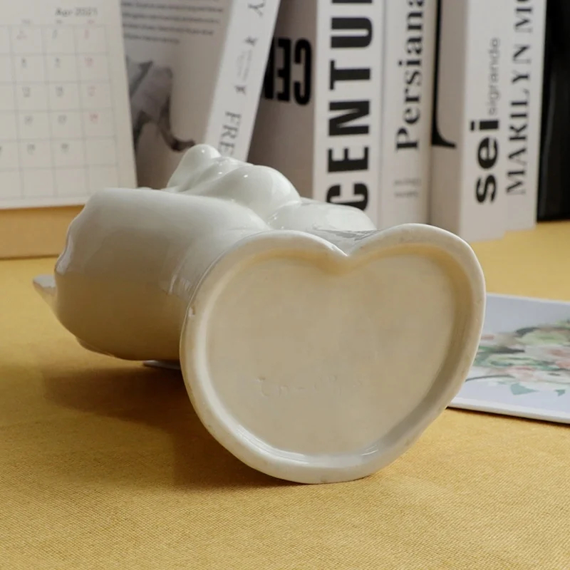 Body Head Hydroponics Creative Face Ceramic Vase Home Decor